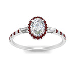 Load image into Gallery viewer, baguette-oval-shaped-halo-accented-ruby-engagement-ring-in-white-gold-FD10047OVRGRUDRANGLE5-NL-WG
