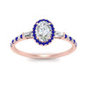 Load image into Gallery viewer, baguette-oval-shaped-halo-accented-sapphire-engagement-ring-in-rose-gold-FD10047OVRGSABLANGLE5-NL-RG_25af4a4f-120d-4232-b206-56539bb39b2c