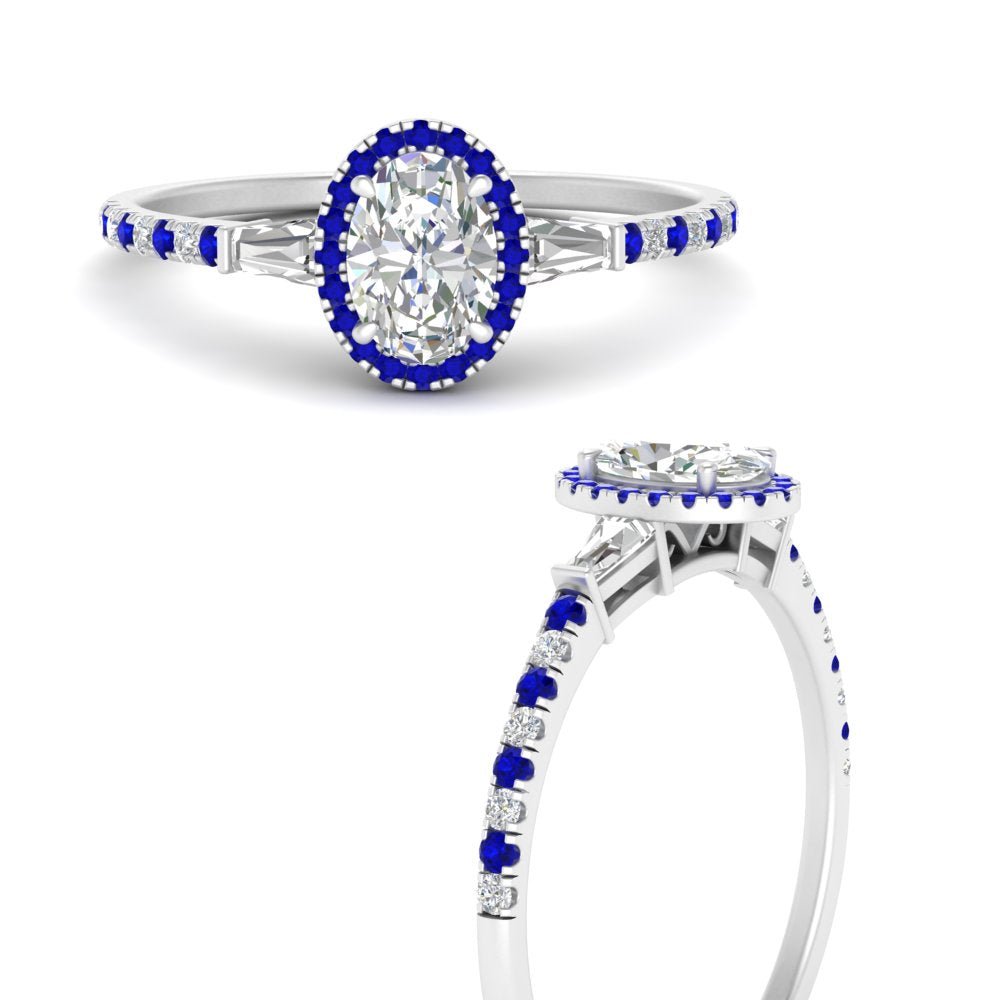 baguette-oval-shaped-halo-accented-sapphire-engagement-ring-in-white-gold-FD10047OVRGSABLANGLE3-NL-WG