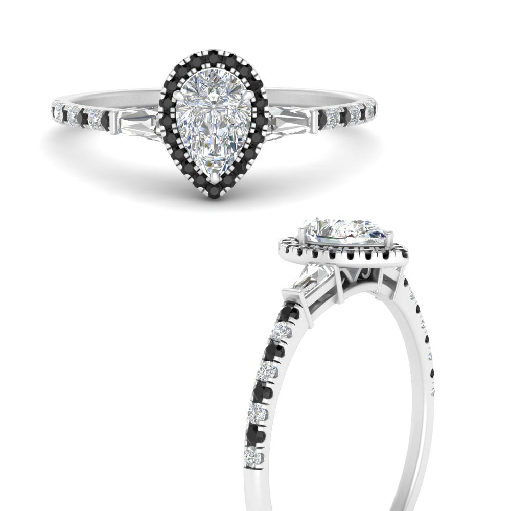 baguette-pear-shaped-halo-accented-black-diamond-engagement-ring-in-white-gold-FD10047PERGBLACKANGLE3-NL-WG