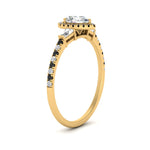 Load image into Gallery viewer, baguette-pear-shaped-halo-accented-black-diamond-engagement-ring-in-yellow-gold-FD10047PERGBLACKANGLE2-NL-YG