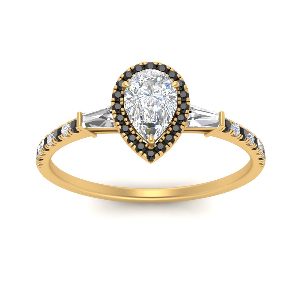baguette-pear-shaped-halo-accented-black-diamond-engagement-ring-in-yellow-gold-FD10047PERGBLACKANGLE5-NL-YG