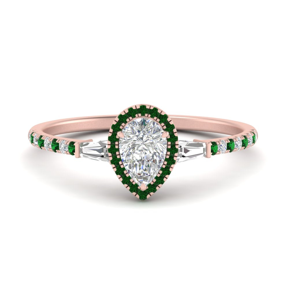 baguette-pear-shaped-halo-accented-emerald-engagement-ring-in-rose-gold-FD10047PERGEMGR-NL-RG