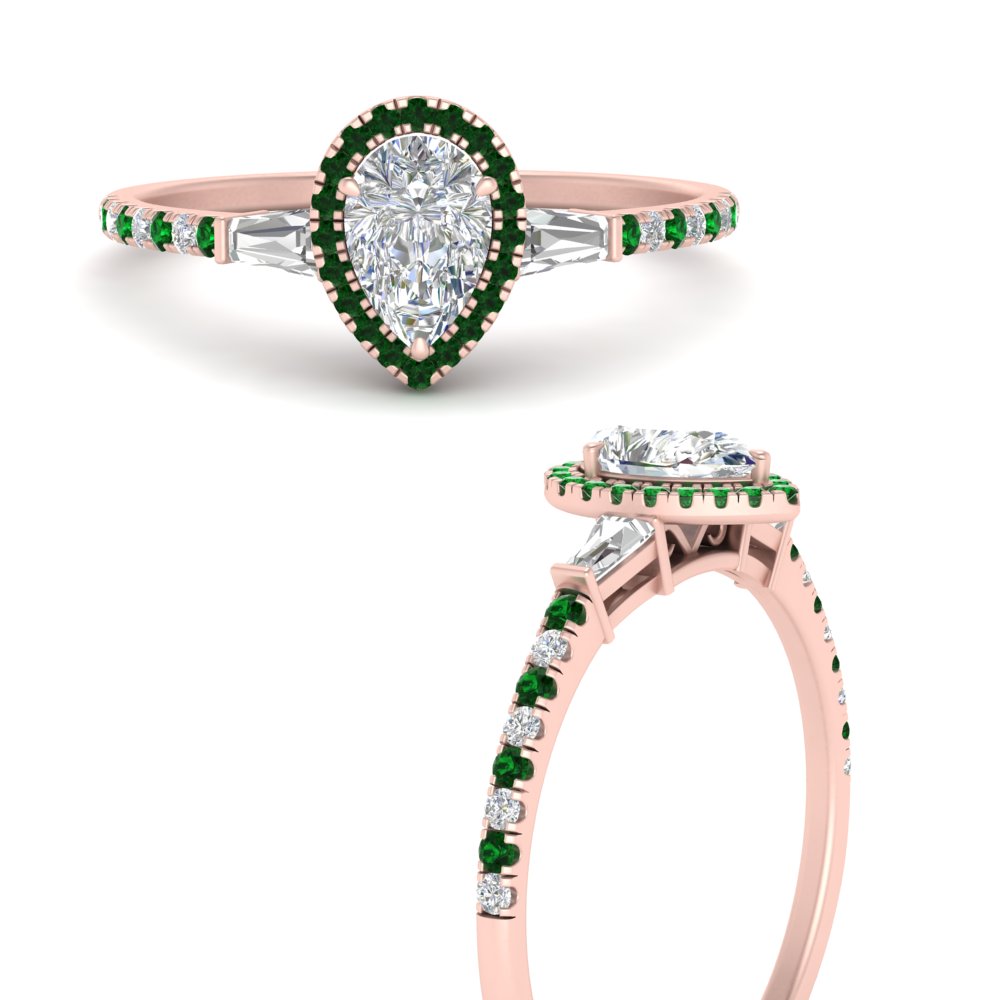 baguette-pear-shaped-halo-accented-emerald-engagement-ring-in-rose-gold-FD10047PERGEMGRANGLE3-NL-RG
