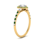 Load image into Gallery viewer, baguette-pear-shaped-halo-accented-emerald-engagement-ring-in-yellow-gold-FD10047PERGEMGRANGLE2-NL-YG