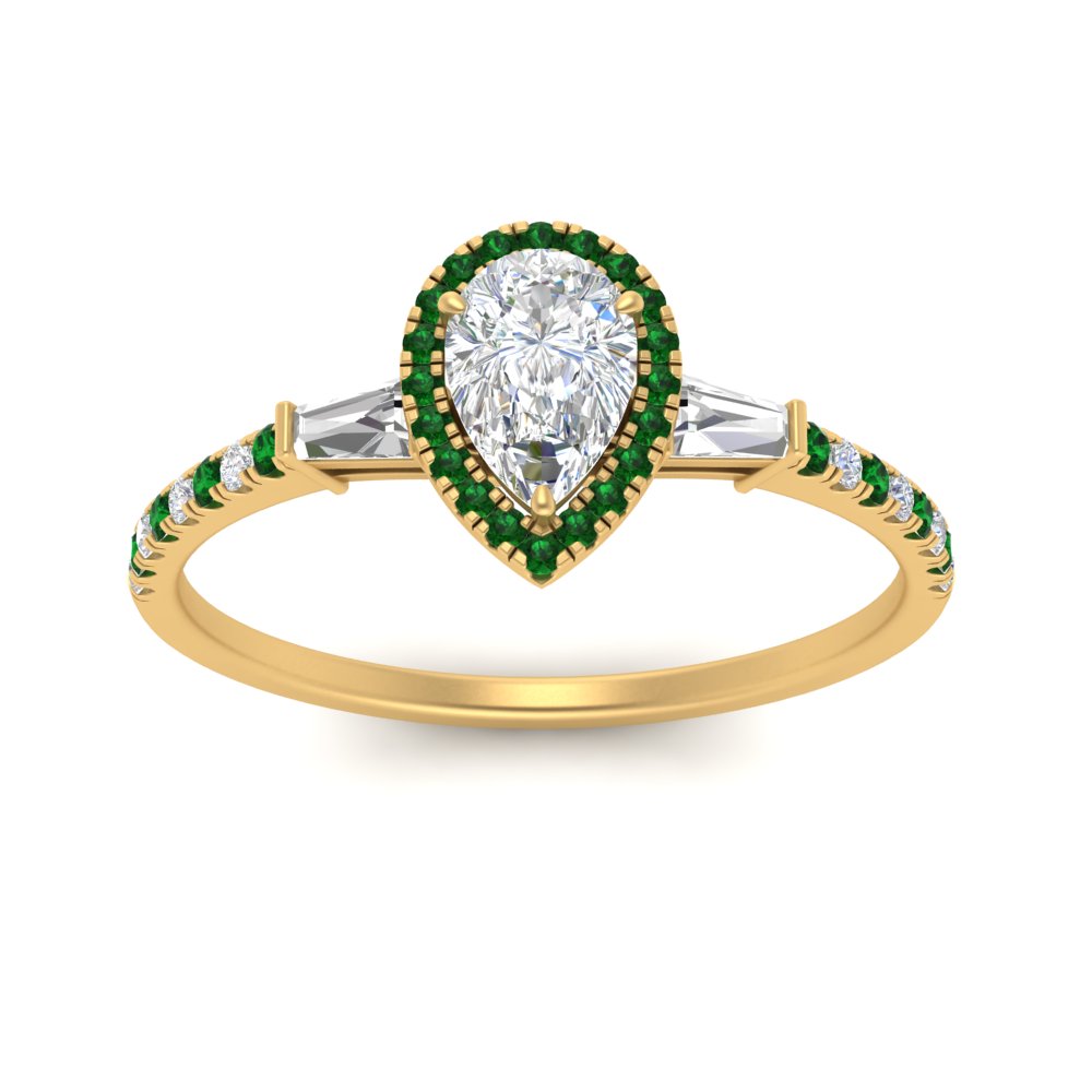 baguette-pear-shaped-halo-accented-emerald-engagement-ring-in-yellow-gold-FD10047PERGEMGRANGLE5-NL-YG