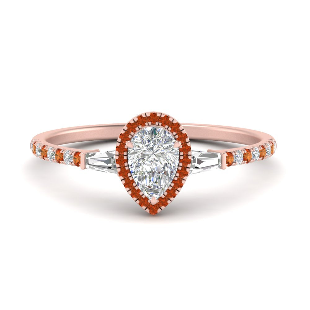 baguette-pear-shaped-halo-accented-orange-sapphire-engagement-ring-in-rose-gold-FD10047PERGSAOR-NL-RG