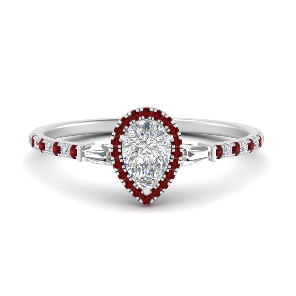 baguette-pear-shaped-halo-accented-ruby-engagement-ring-in-white-gold-FD10047PERGRUDR-NL-WG