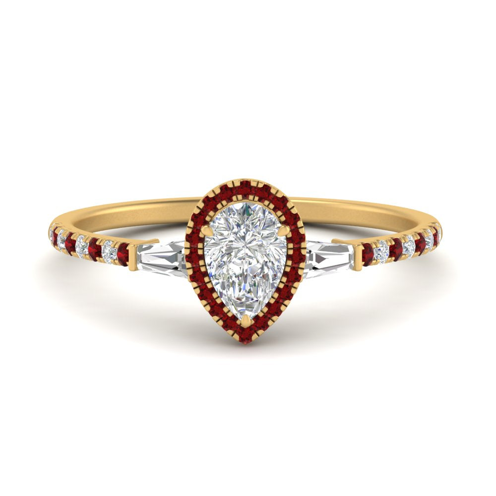 baguette-pear-shaped-halo-accented-ruby-engagement-ring-in-yellow-gold-FD10047PERGRUDR-NL-YG