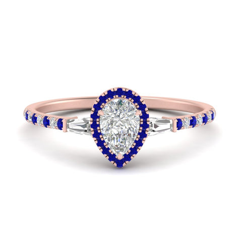 baguette-pear-shaped-halo-accented-sapphire-engagement-ring-in-rose-gold-FD10047PERGSABL-NL-RG