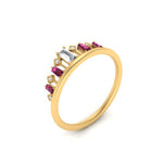 Load image into Gallery viewer, baguette-pink-sapphire-band-for-solitaire-ring-in-yellow-gold-FD9810BGSADRPIANGEL3-NL-YG.jpg
