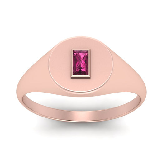 Baguette Signet Ring