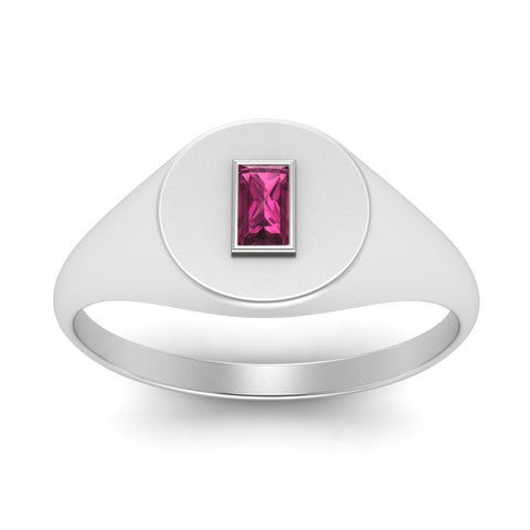 Baguette Signet Ring