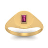 Load image into Gallery viewer, Baguette Signet Ring