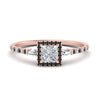 Load image into Gallery viewer, baguette-princess-cut-halo-accented-black-diamond-engagement-ring-in-rose-gold-FD10047PRRGBLACK-NL-RG