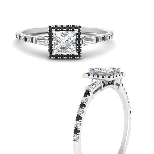 baguette-princess-cut-halo-accented-black-diamond-engagement-ring-in-white-gold-FD10047PRRGBLACKANGLE3-NL-WG