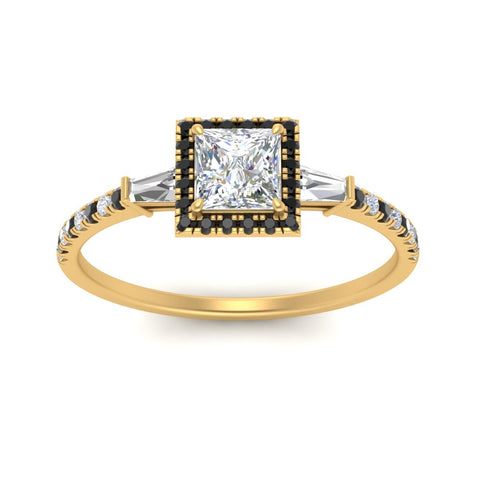 baguette-princess-cut-halo-accented-black-diamond-engagement-ring-in-yellow-gold-FD10047PRRGBLACKANGLE5-NL-YG