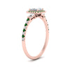 Load image into Gallery viewer, baguette-princess-cut-halo-accented-emerald-engagement-ring-in-rose-gold-FD10047PRRGEMGRANGLE2-NL-RG