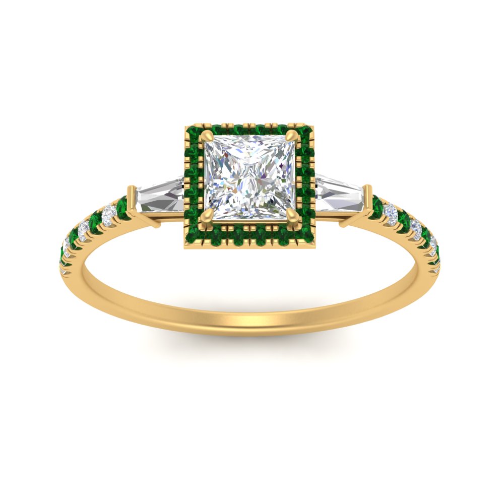 baguette-princess-cut-halo-accented-emerald-engagement-ring-in-yellow-gold-FD10047PRRGEMGRANGLE5-NL-YG