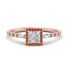 Load image into Gallery viewer, baguette-princess-cut-halo-accented-orange-sapphire-engagement-ring-in-rose-gold-FD10047PRRGSAOR-NL-RG
