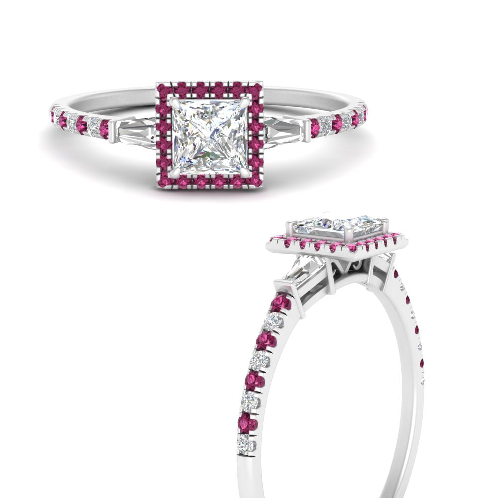 baguette-princess-cut-halo-accented-pink-sapphire-engagement-ring-in-white-gold-FD10047PRRGSADRPIANGLE3-NL-WG
