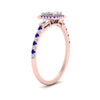Load image into Gallery viewer, baguette-princess-cut-halo-accented-sapphire-engagement-ring-in-rose-gold-FD10047PRRGSABLANGLE2-NL-RG