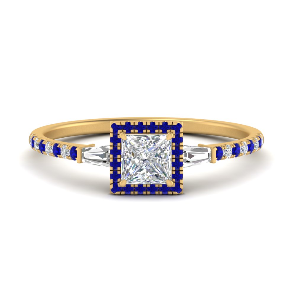 baguette-princess-cut-halo-accented-sapphire-engagement-ring-in-yellow-gold-FD10047PRRGSABL-NL-YG