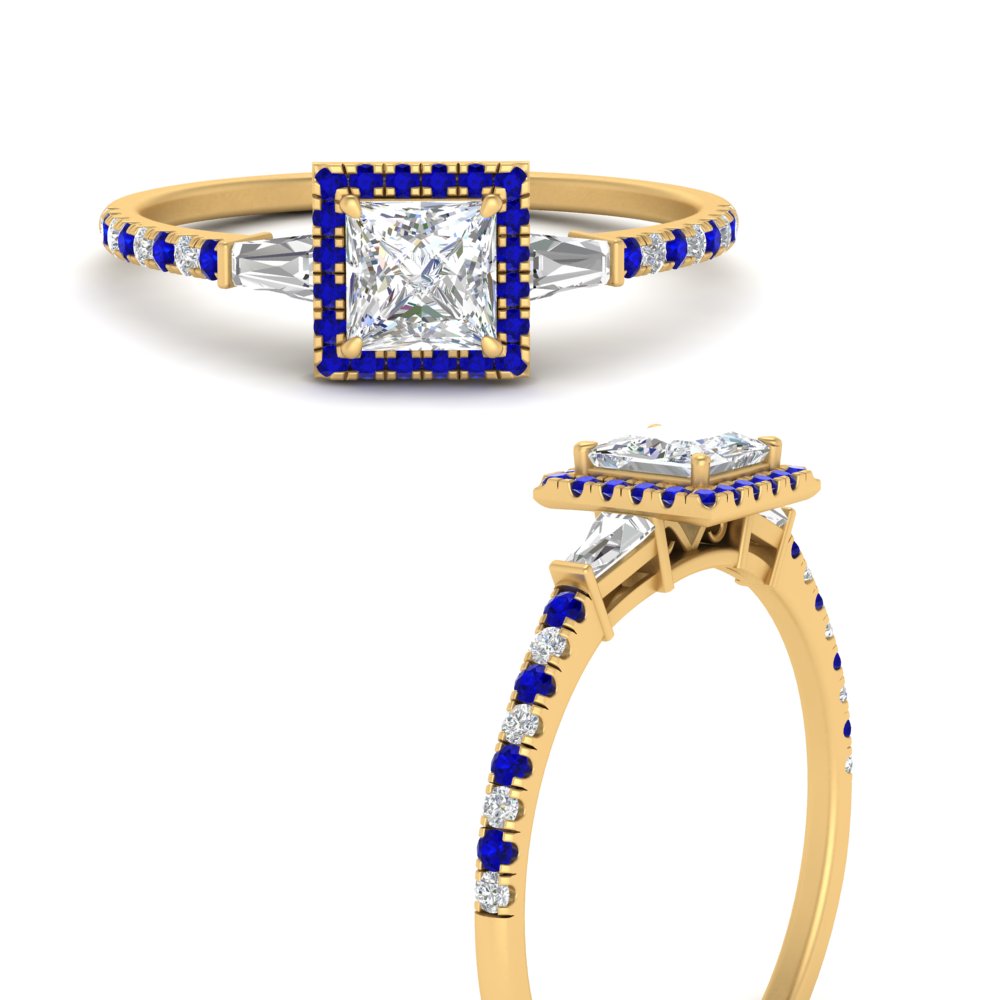 baguette-princess-cut-halo-accented-sapphire-engagement-ring-in-yellow-gold-FD10047PRRGSABLANGLE3-NL-YG