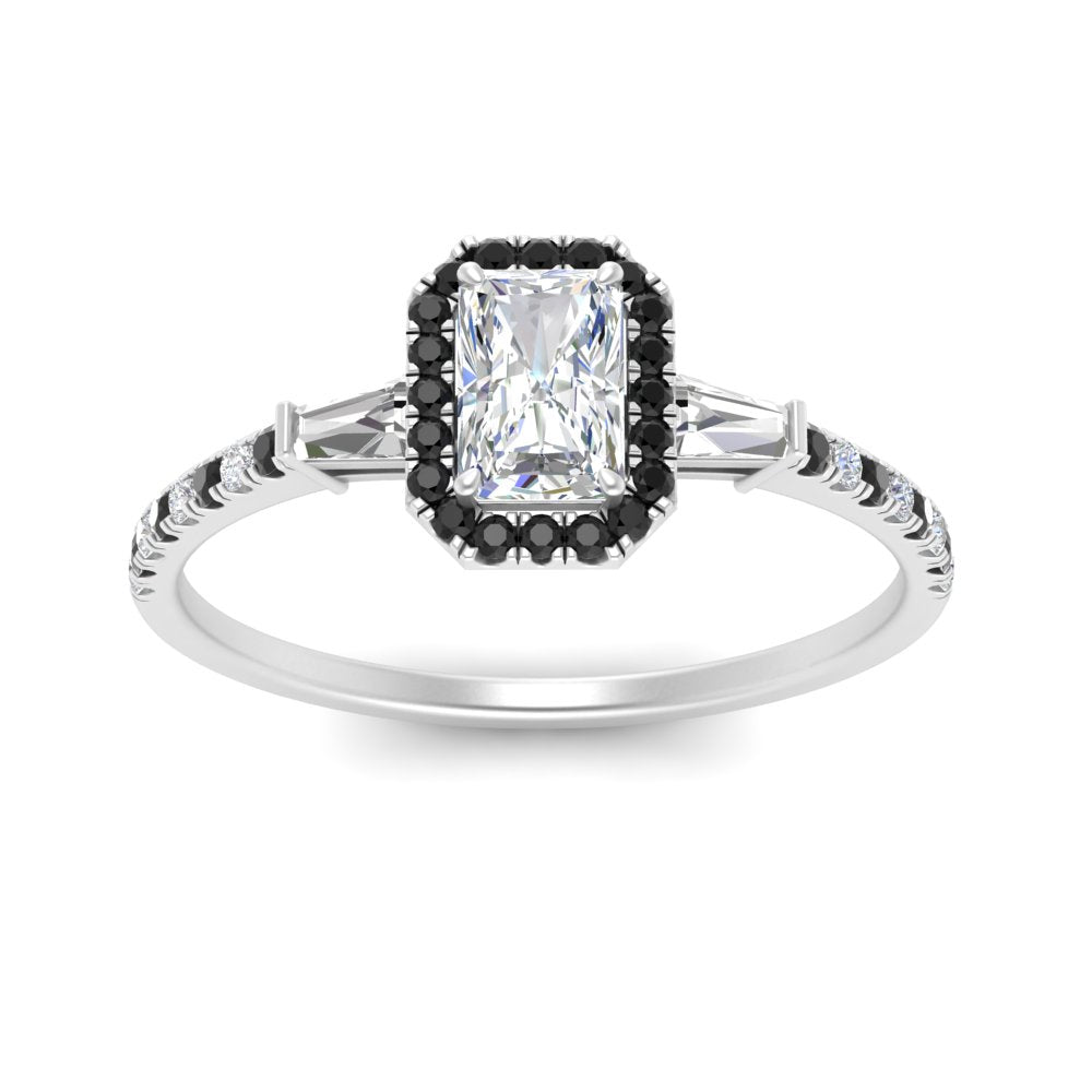 baguette-radiant-cut-halo-accented-black-diamond-engagement-ring-in-white-gold-FD10047RARGBLACKANGLE5-NL-WG