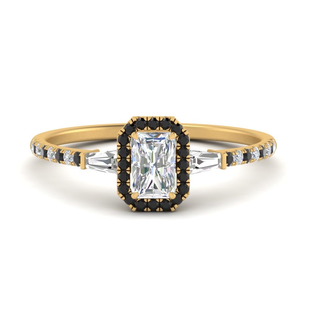 baguette-radiant-cut-halo-accented-black-diamond-engagement-ring-in-yellow-gold-FD10047RARGBLACK-NL-YG