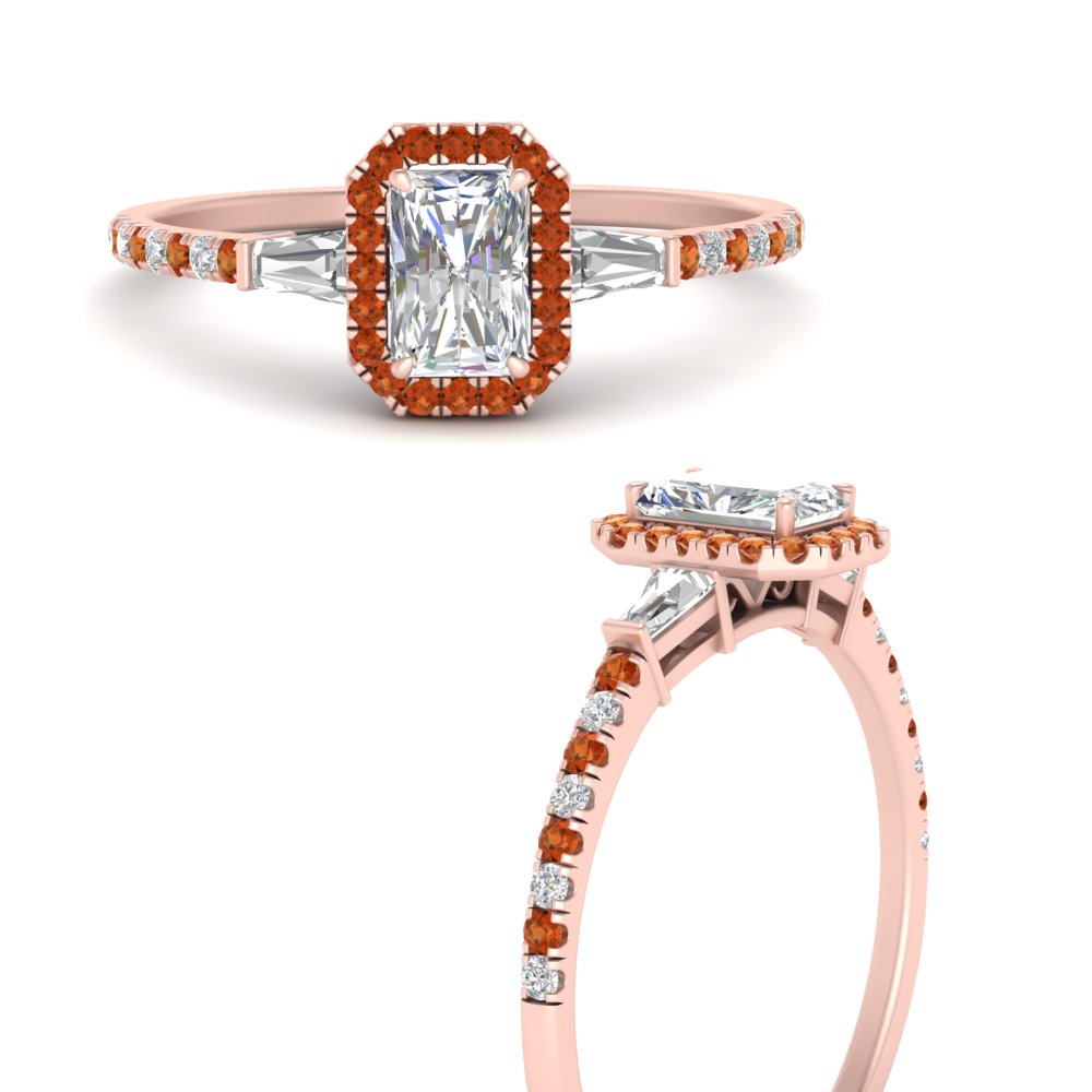 baguette-radiant-cut-halo-accented-orange-sapphire-engagement-ring-in-rose-gold-FD10047RARGSAORANGLE3-NL-RG