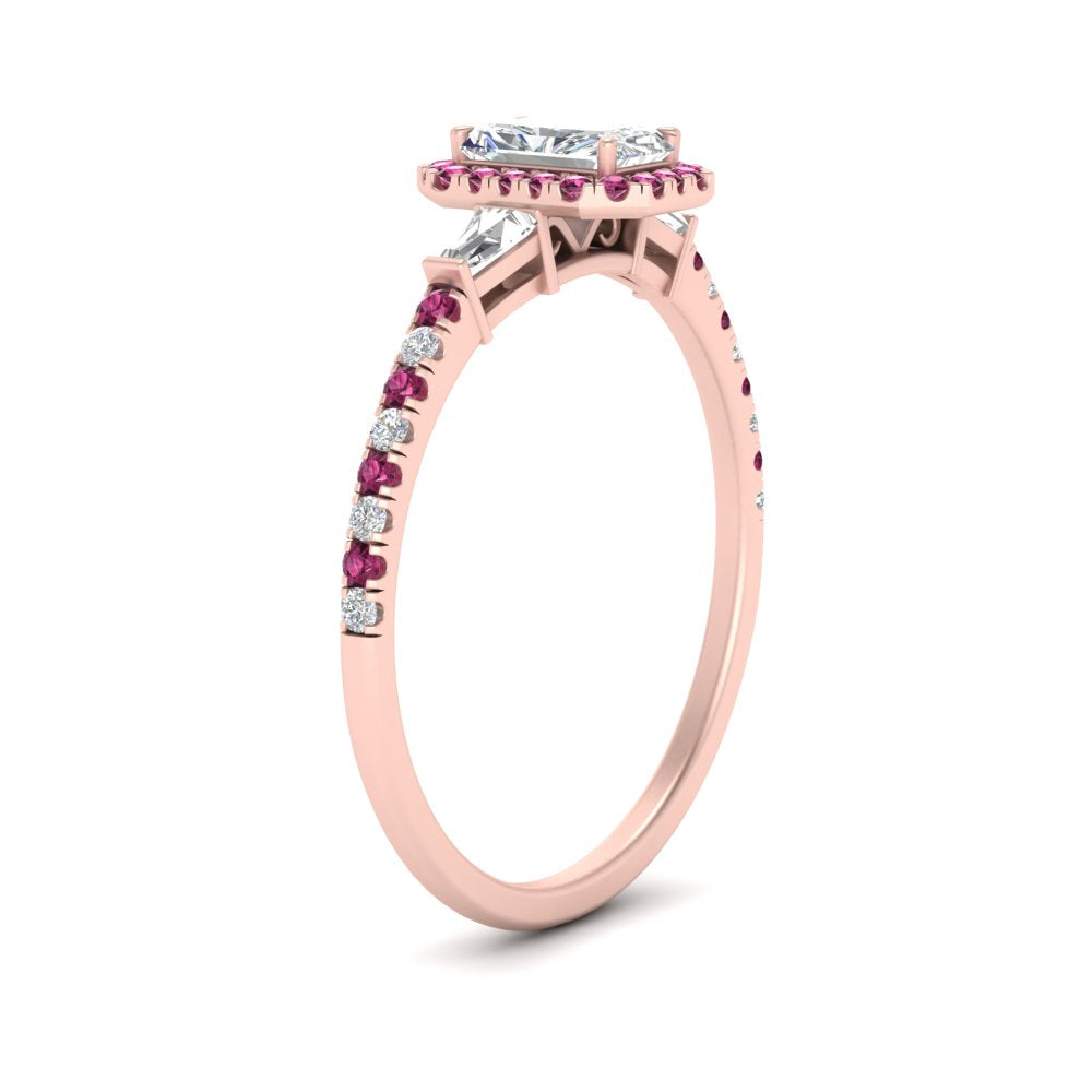 baguette-radiant-cut-halo-accented-pink-sapphire-engagement-ring-in-rose-gold-FD10047RARGSADRPIANGLE2-NL-RG