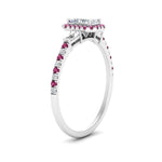 Load image into Gallery viewer, baguette-radiant-cut-halo-accented-pink-sapphire-engagement-ring-in-white-gold-FD10047RARGSADRPIANGLE2-NL-WG