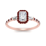 Load image into Gallery viewer, baguette-radiant-cut-halo-accented-ruby-engagement-ring-in-rose-gold-FD10047RARGRUDRANGLE5-NL-RG