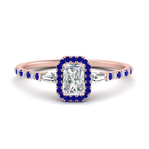 baguette-radiant-cut-halo-accented-sapphire-engagement-ring-in-rose-gold-FD10047RARGSABL-NL-RG