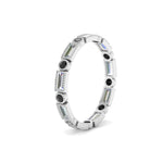 Load image into Gallery viewer, Baguette Round Bezel Eternity Band
