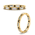 Thumbnail 22 - Baguette Round Bezel Eternity Band