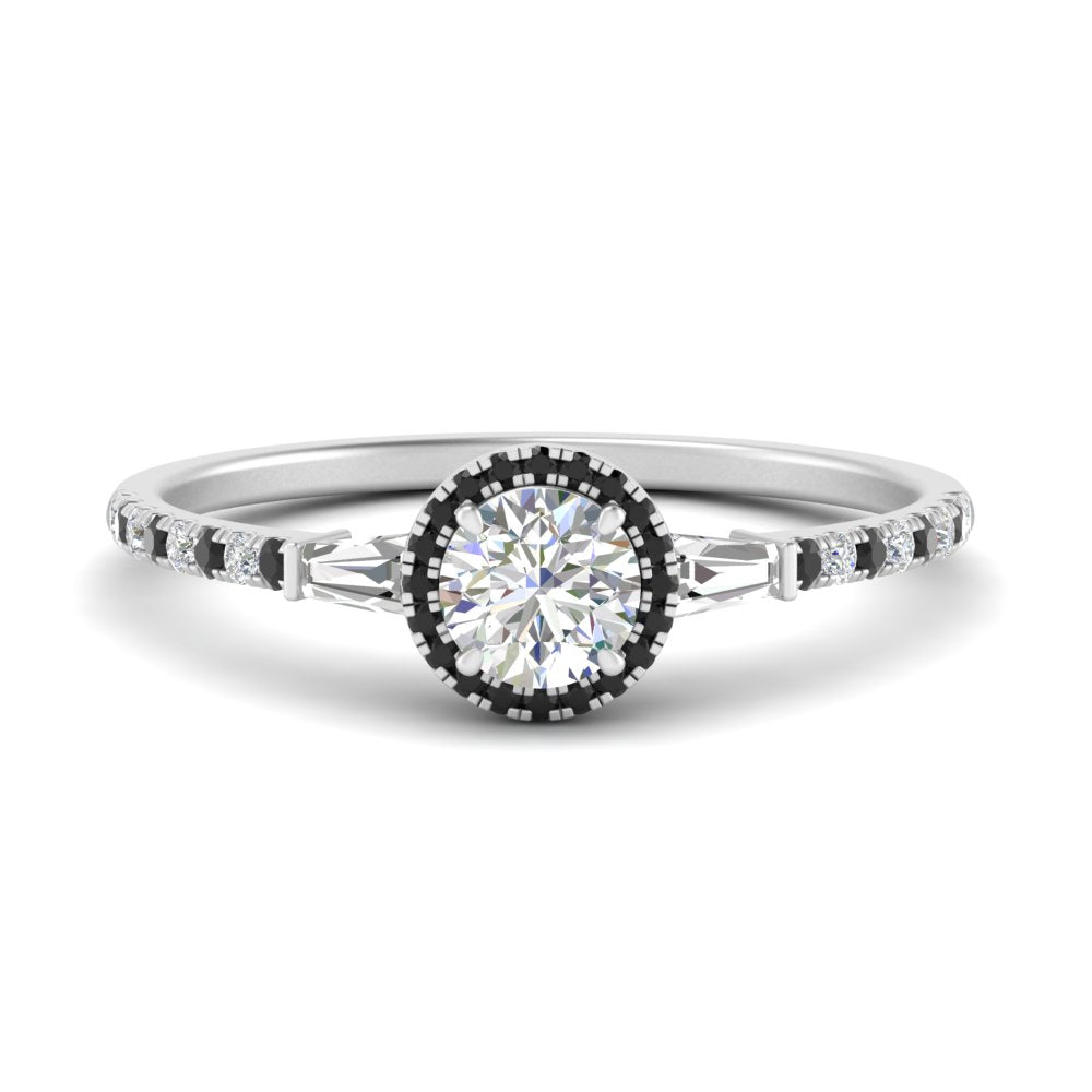 baguette-round-cut-halo-accented-black-diamond-engagement-ring-in-white-gold-FD10047RORGBLACK-NL-WG