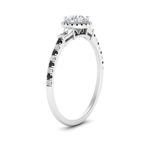 baguette-round-cut-halo-accented-black-diamond-engagement-ring-in-white-gold-FD10047RORGBLACKANGLE2-NL-WG