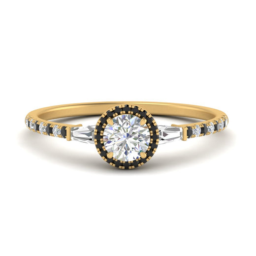 baguette-round-cut-halo-accented-black-diamond-engagement-ring-in-yellow-gold-FD10047RORGBLACK-NL-YG