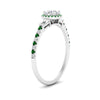 Load image into Gallery viewer, baguette-round-cut-halo-accented-emerald-engagement-ring-in-white-gold-FD10047RORGEMGRANGLE2-NL-WG