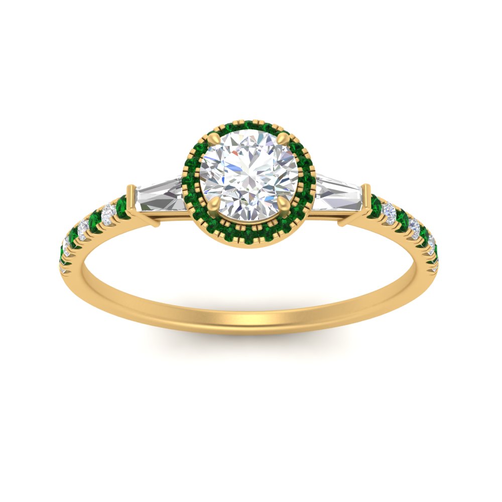 baguette-round-cut-halo-accented-emerald-engagement-ring-in-yellow-gold-FD10047RORGEMGRANGLE5-NL-YG