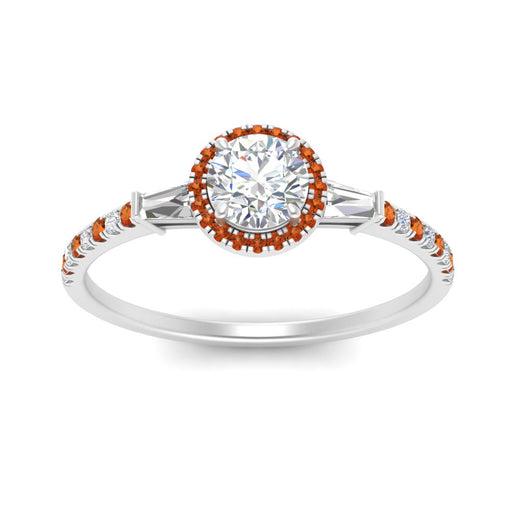 baguette-round-cut-halo-accented-orange-sapphire-engagement-ring-in-white-gold-FD10047RORGSAORANGLE5-NL-WG