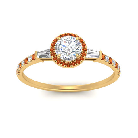 baguette-round-cut-halo-accented-orange-sapphire-engagement-ring-in-yellow-gold-FD10047RORGSAORANGLE5-NL-YG