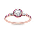 Thumbnail 11 - baguette-round-cut-halo-accented-pink-sapphire-engagement-ring-in-rose-gold-FD10047RORGSADRPIANGLE5-NL-RG_81e88eeb-da29-49c2-9709-ff534402b584