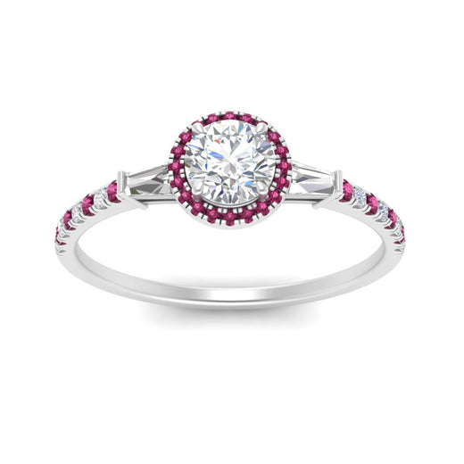 baguette-round-cut-halo-accented-pink-sapphire-engagement-ring-in-white-gold-FD10047RORGSADRPIANGLE5-NL-WG