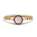 Thumbnail 65 - baguette-round-cut-halo-accented-pink-sapphire-engagement-ring-in-yellow-gold-FD10047RORGSADRPI-NL-YG_8b911cc0-54a2-4515-a70b-f836545aca12