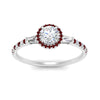 Load image into Gallery viewer, baguette-round-cut-halo-accented-ruby-engagement-ring-in-white-gold-FD10047RORGRUDRANGLE5-NL-WG