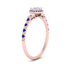 Load image into Gallery viewer, baguette-round-cut-halo-accented-sapphire-engagement-ring-in-rose-gold-FD10047RORGSABLANGLE2-NL-RG