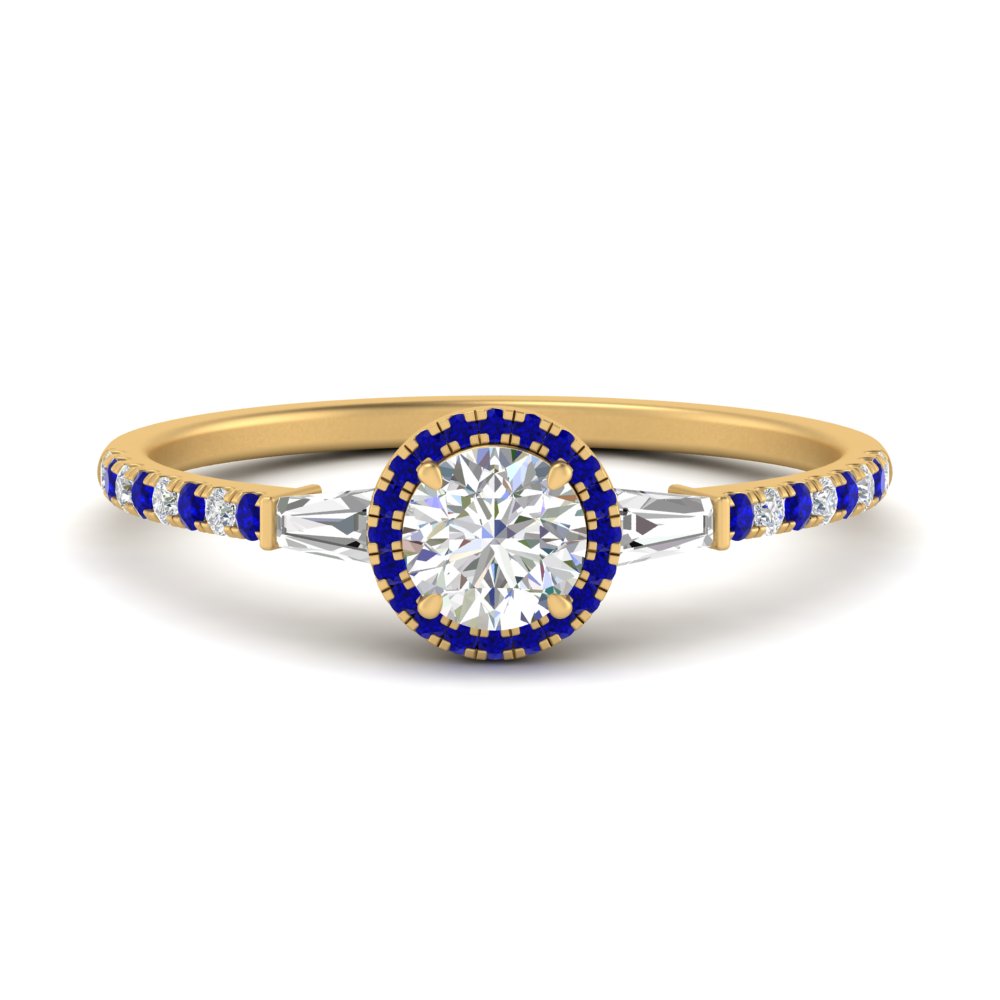 baguette-round-cut-halo-accented-sapphire-engagement-ring-in-yellow-gold-FD10047RORGSABL-NL-YG